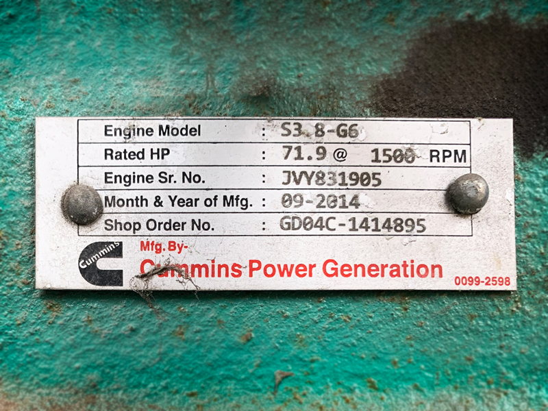 Cummins Diesel Generator 55kVA for sale