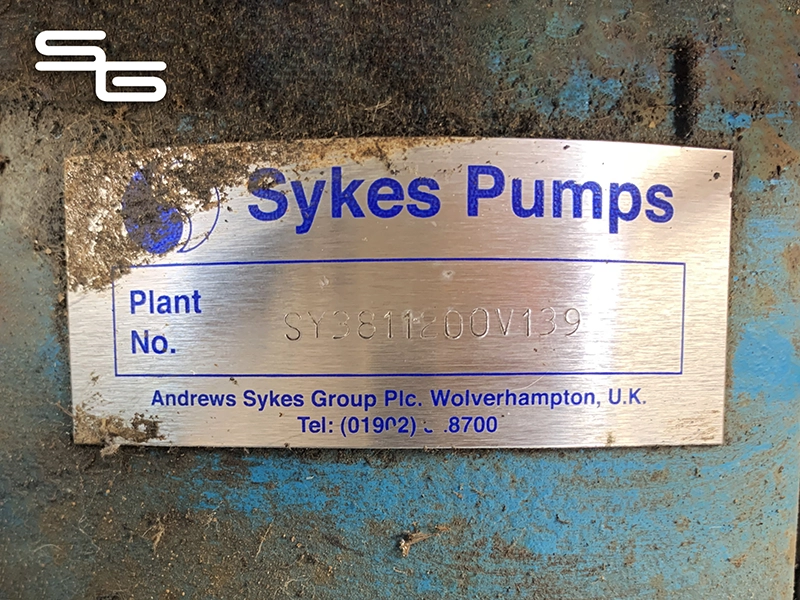 Used Sykes Wispaset 100 pump sold in Essex