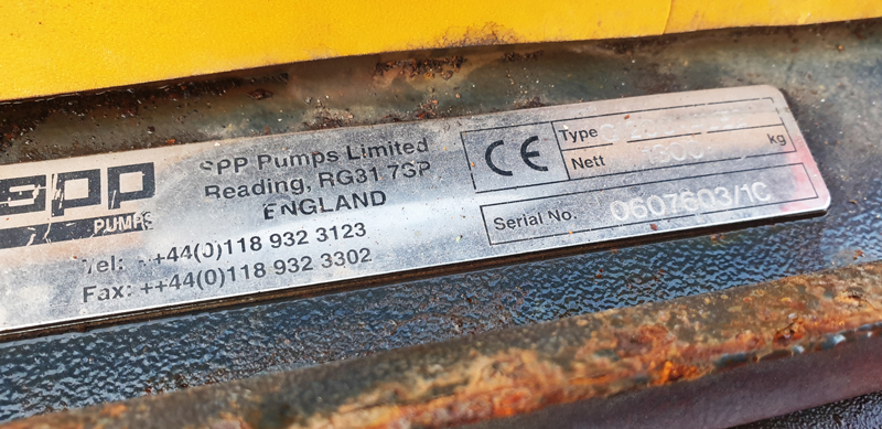 SPP QI200 pump sold in Cambridgeshire