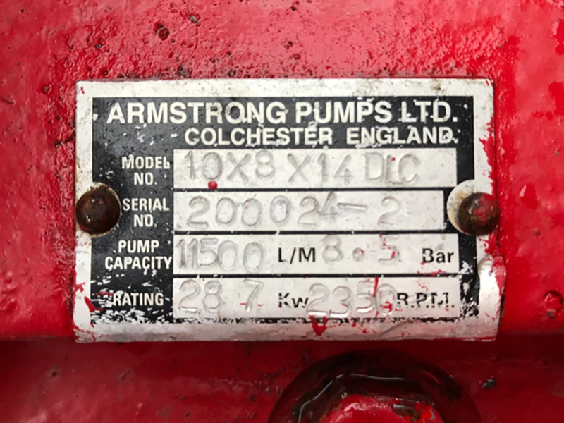 Armstrong Iveco Fire Pump