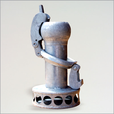Steel Strainers with male Bauer coupling